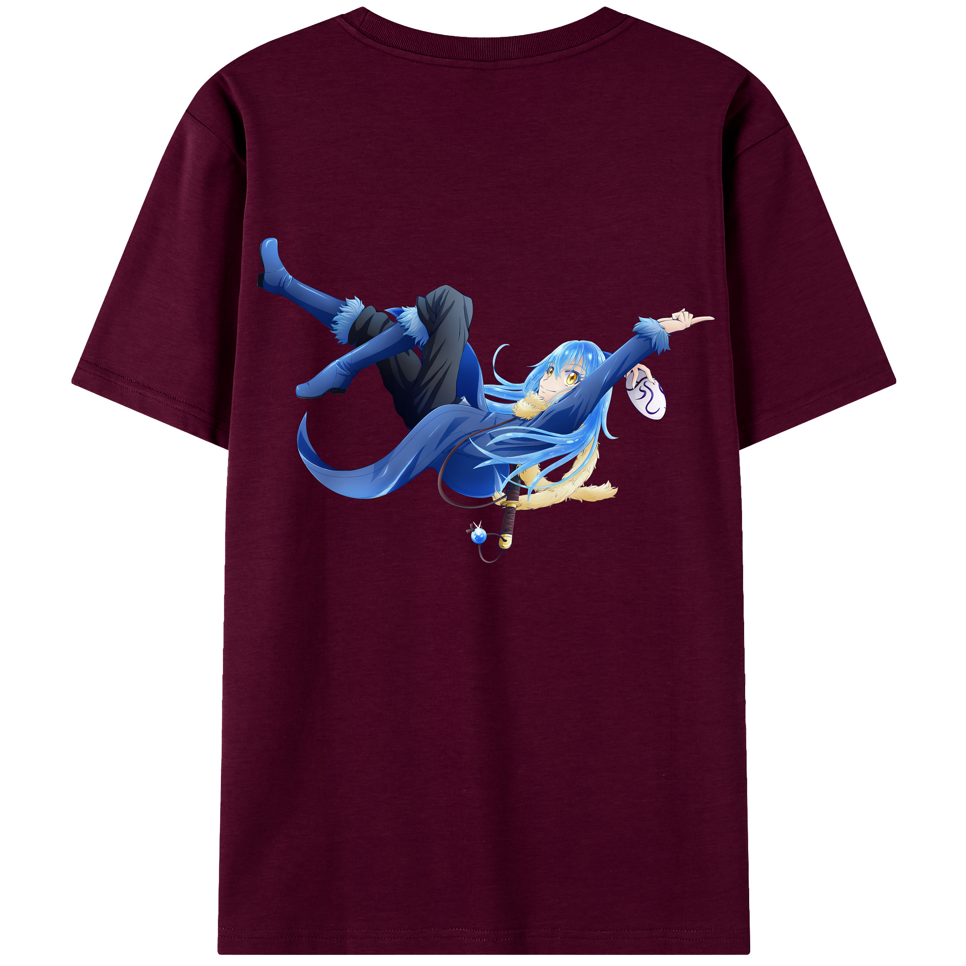 （画像用） 転スラ Regarding Reincarnated to Slime レディース半袖Tシャツ(バックプリント)